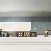 "LOVE" Scrabble Wall Tiles