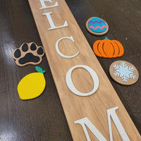 Interchangeable Welcome Porch Sign