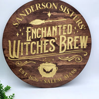 Hocus Pocus Inspired Engraved Sign