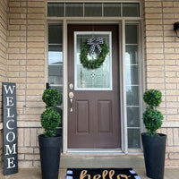 Interchangeable Welcome Porch Sign