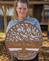 
              Tree of Life Family Round Sign
            