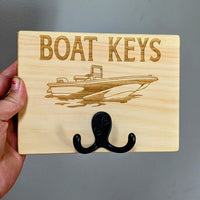 Boat Keys Wooden Hanger