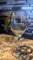 
              Wine Glass Name Holders Acrylic
            