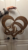 
              Heart anniversary sign wooden
            