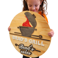 BBQ Patio Personalized Sign