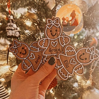 Gingerbread Ornament Wooden