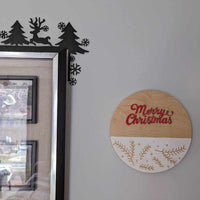 Door Corners Christmas Wooden