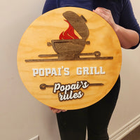BBQ Patio Personalized Sign