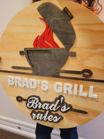 
              BBQ Patio Personalized Sign
            