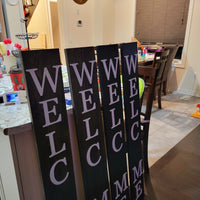 Interchangeable Welcome Porch Sign