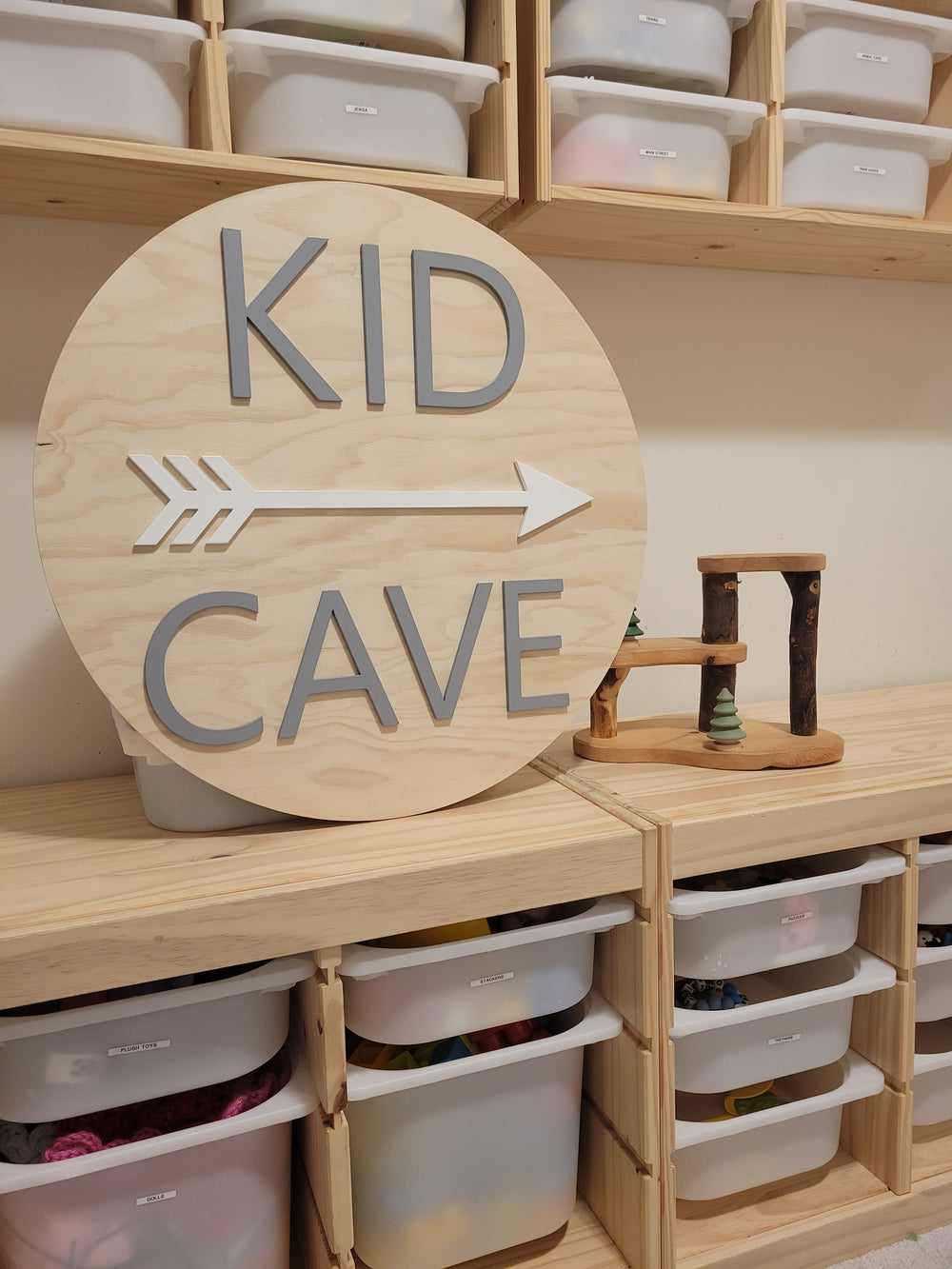 Kids Cave Playroom Sign