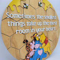 Winnie the Pooh Honeycomb Sign