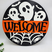 Welcome Ghosts Sign