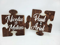 
              Puzzle Piece Wood Name Signs
            
