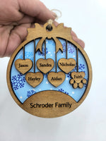 
              Family Wooden Ornaments
            