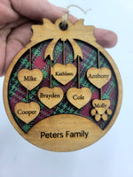 
              Family Wooden Ornaments
            