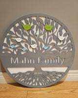 
              Tree of Life Family Round Sign
            