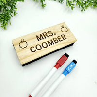 Teacher Wood Dry Eraser Personalized