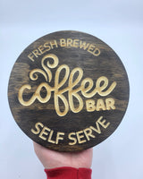 
              Coffee Bar Engraved Sign
            