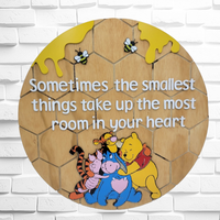 Winnie the Pooh Honeycomb Sign