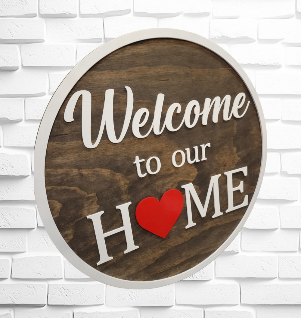 Welcome Home Sign Interchangeable