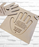 
              Godparent Hand Card Wood
            