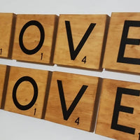 "LOVE" Scrabble Wall Tiles