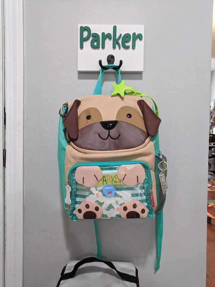 Backpack Wall Hanger for Kids